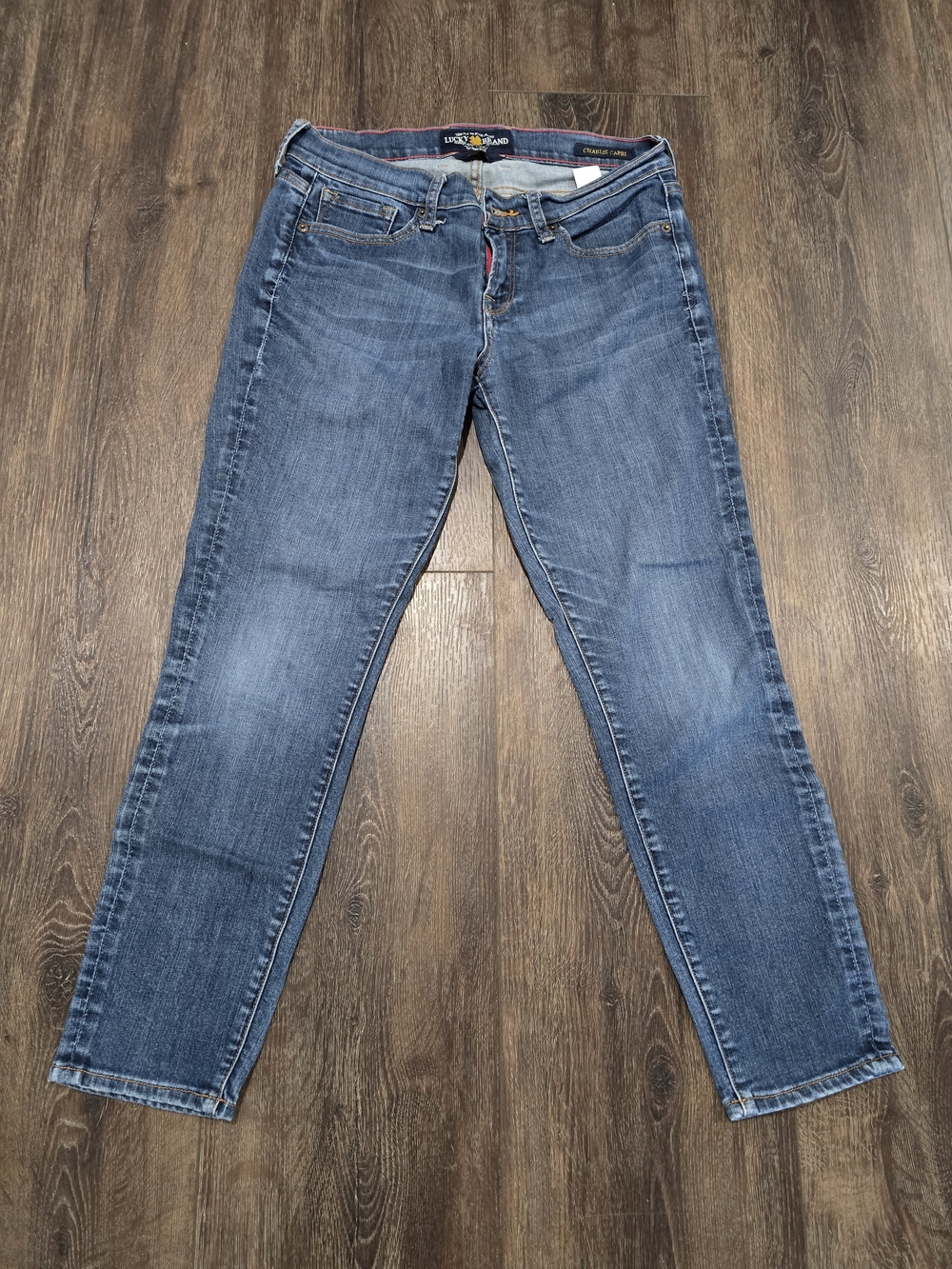 Lucky Brand Women’s Straight Leg Medium Blue Jeans
